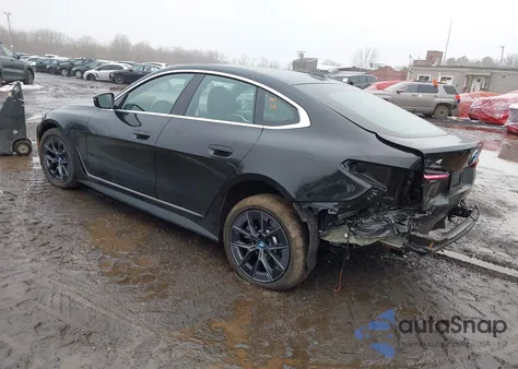 2024 BMW I4 Gran Coupe Edrive35 z USA, uszkodzony, nr VIN WBY43AW0XRFR73272